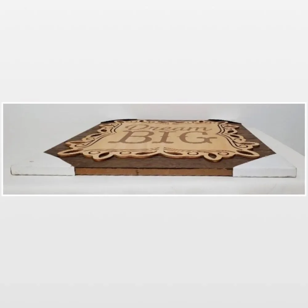 New Motivational Wood 2D Home Décor Sign